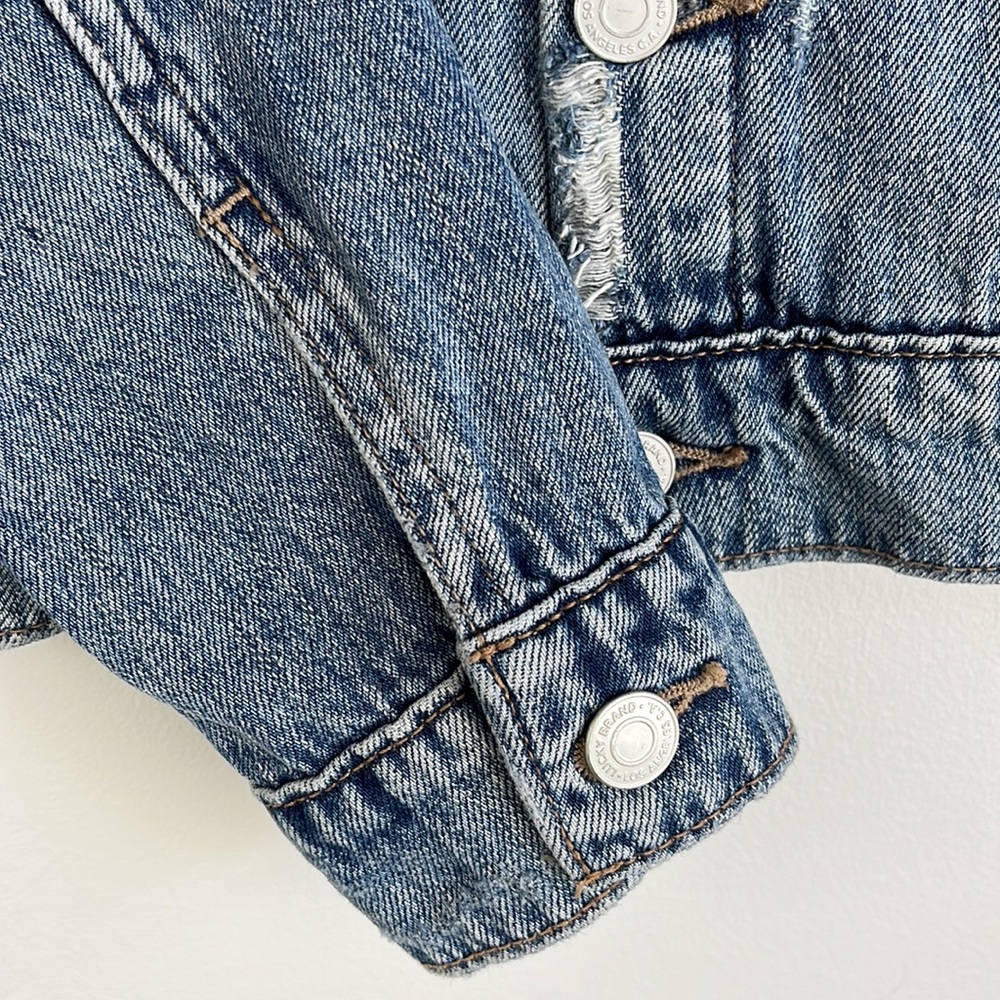 Lucky Brand women’s Tomboy Trucker Denim Jacket. Size Medium - Picture 8 of 14